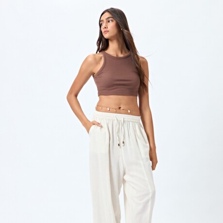 PANTALON FINNIAN Beige Claro Melange