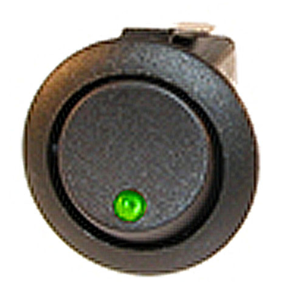 LLAVE BOTON TABLERO - MINI ON-OFF REDONDA VERDE - 