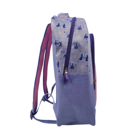 Mochila Infantil Frozen Jacquard Grande 40 x 30 cm Lila
