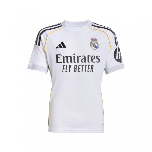 CAMISETA NIÑO adidas PRIMERA EQUIPACIÓN REAL MADRID 25/26 White