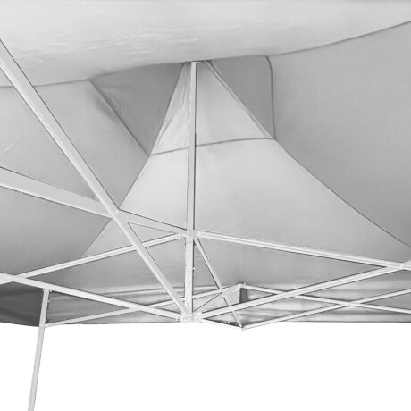 Gazebo 3x4.5m Toldo Carpa Uv30 Impermeable Resistente Blanco