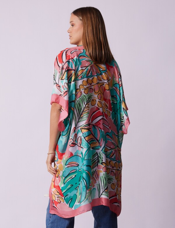 Kimono Flores ROSA/MULTI