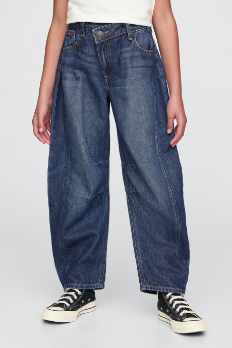 Jean Horseshoe Niña Dark Wash