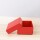 Caja Cuadrada 8x8x4,5 cm ROJO