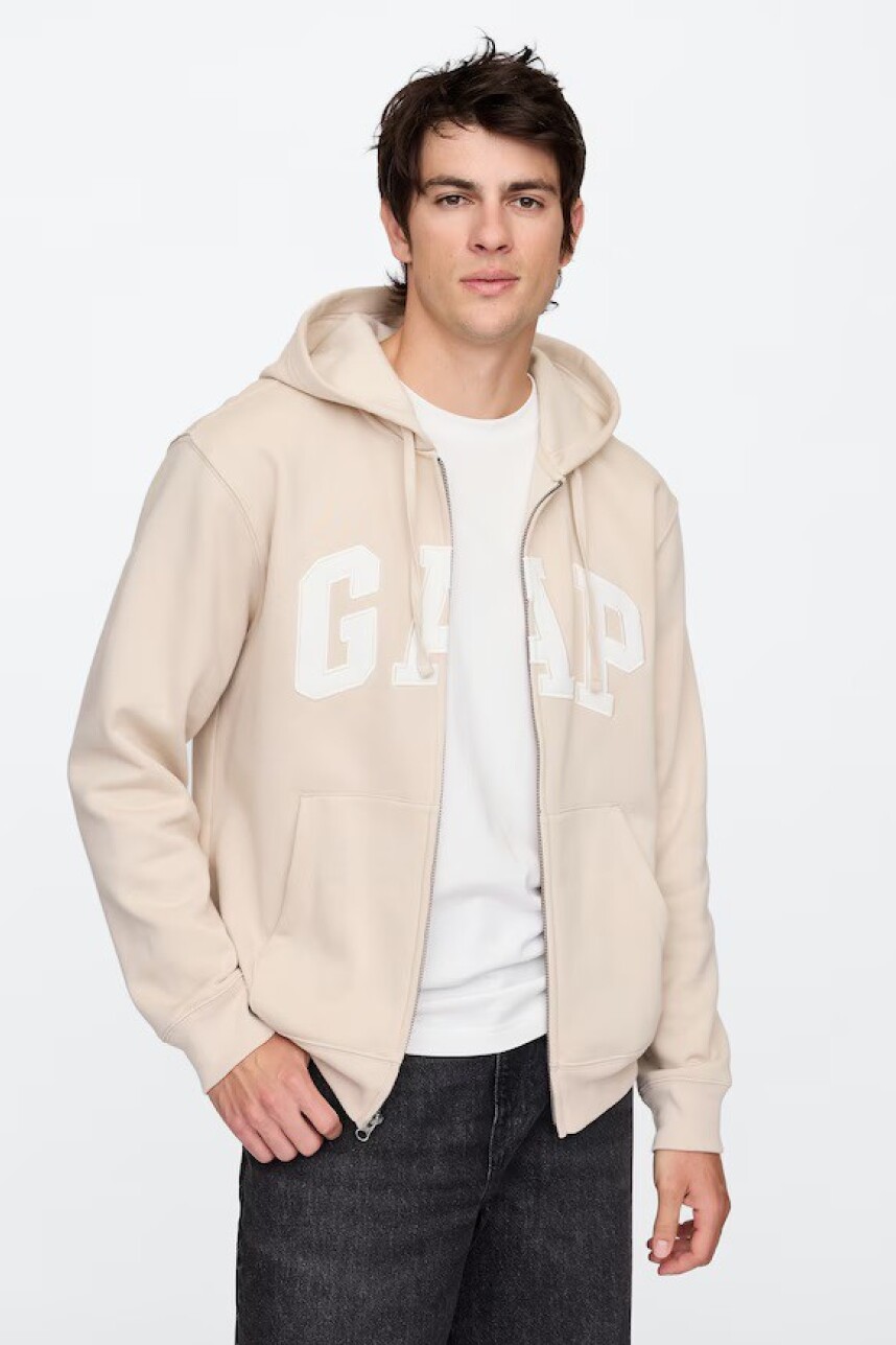 Canguro Con Cierre Logo Gap Hombre Bedrock 291