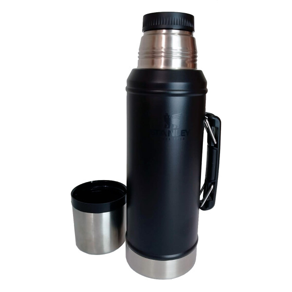 Termo Stanley Classic con asa NEGRO 0,94lt Termo Stanley Classic con asa NEGRO 0,94lt