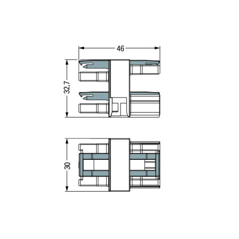 Distribuidor 1 entrada 3 salidas Negro WINSTA-MIDI WG5131