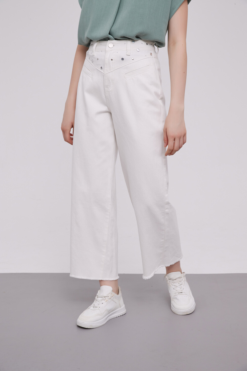 Pantalon Dashiela Marfil / Off White