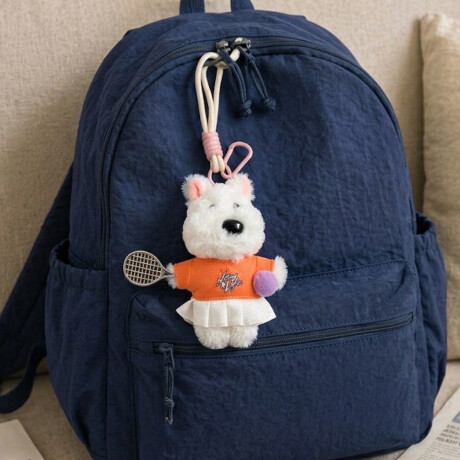 Llavero Perritos de peluche Naranja