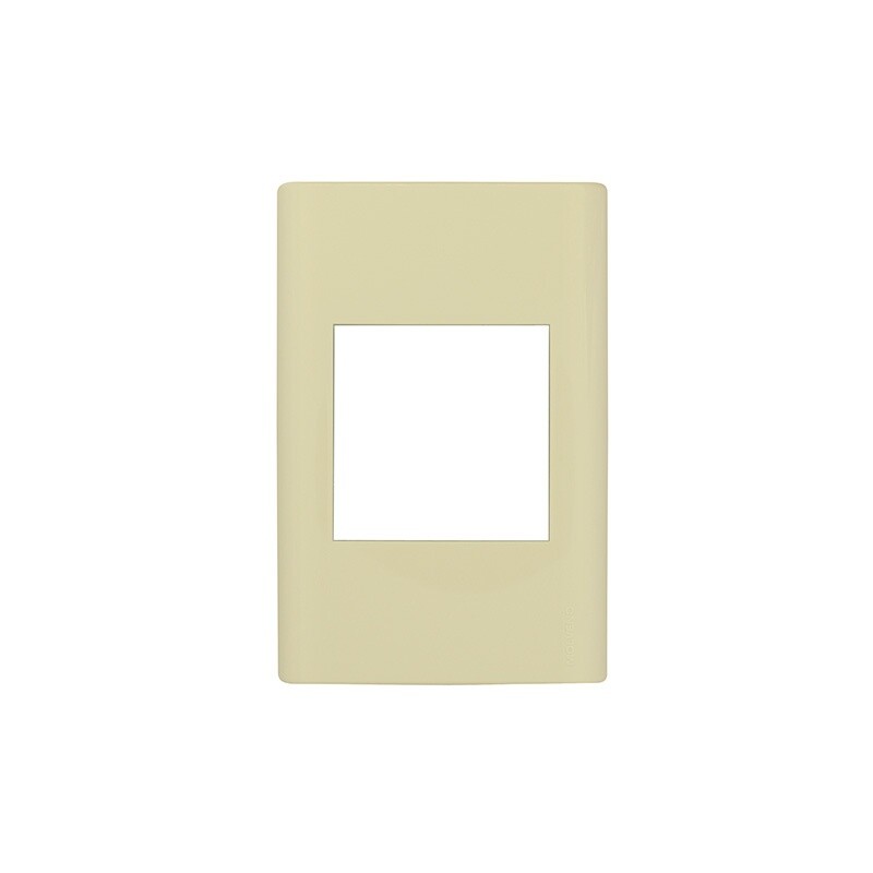 PLACA REGGIO UP C/BASTIDOR 1 Mod Doble (RU) Marfil PLACA REGGIO UP C/BASTIDOR 1 Mod Doble (RU) Marfil