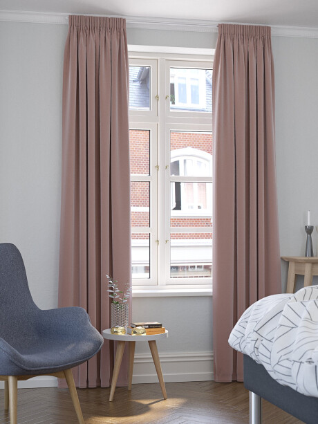 Cortina AUSTRA 1x140x300 terciopelo rosa Cortina AUSTRA 1x140x300 terciopelo rosa