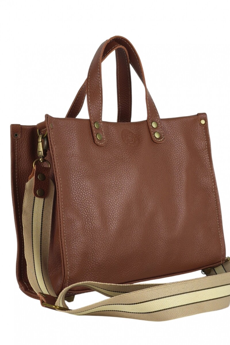 Cartera de mujer cuero 100 % Marrón
