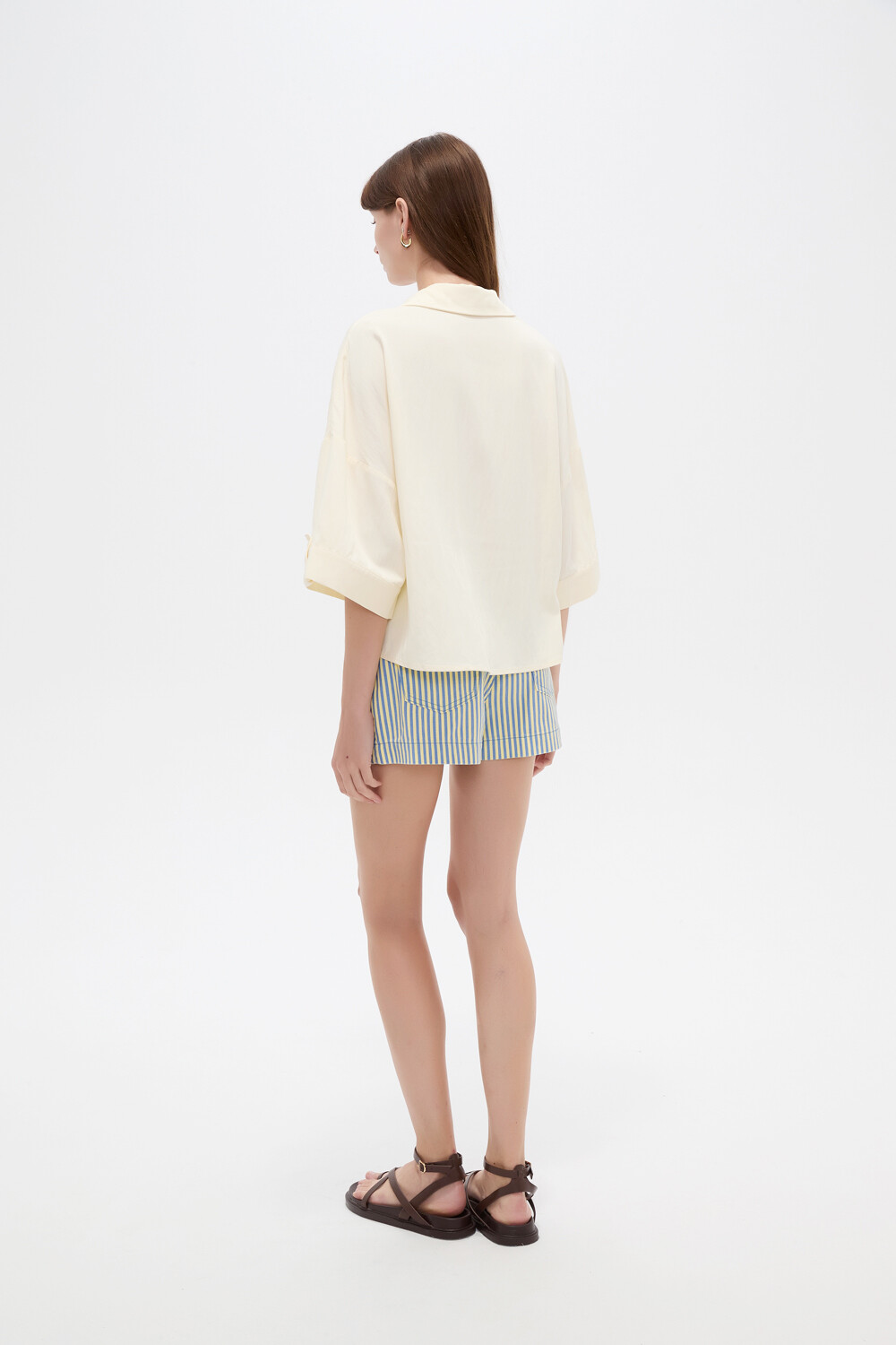 Camisa Tareo Crudo / Natural