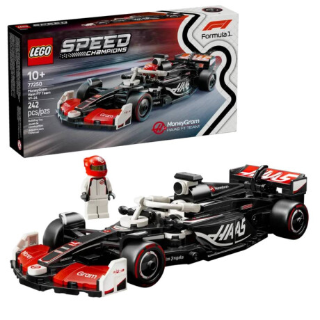 Lego Speed Champions Auto de Carreras Moneygram Haas F1 Team VF 24 242 Piezas 10+ Lego Boys