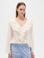 Camisa Florea Marfil / Off White