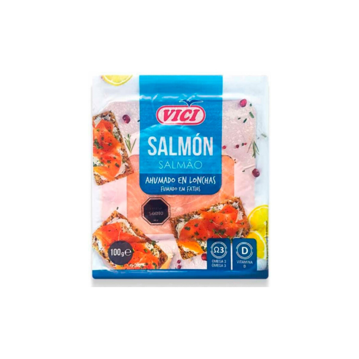 Salmón Ahumado 100g 