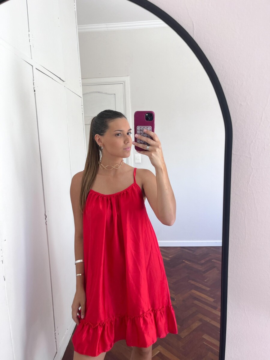 Vestido Mery - rojo 