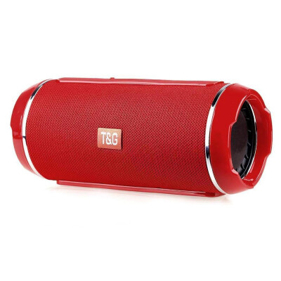 Parlante portátil bluetooth TG116 cilindro simil flip Rojo Parlante portátil bluetooth TG116 cilindro simil flip Rojo