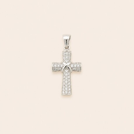 Cruz Brillante - Oro 18k Blanco Cruz Brillante - Oro 18k Blanco