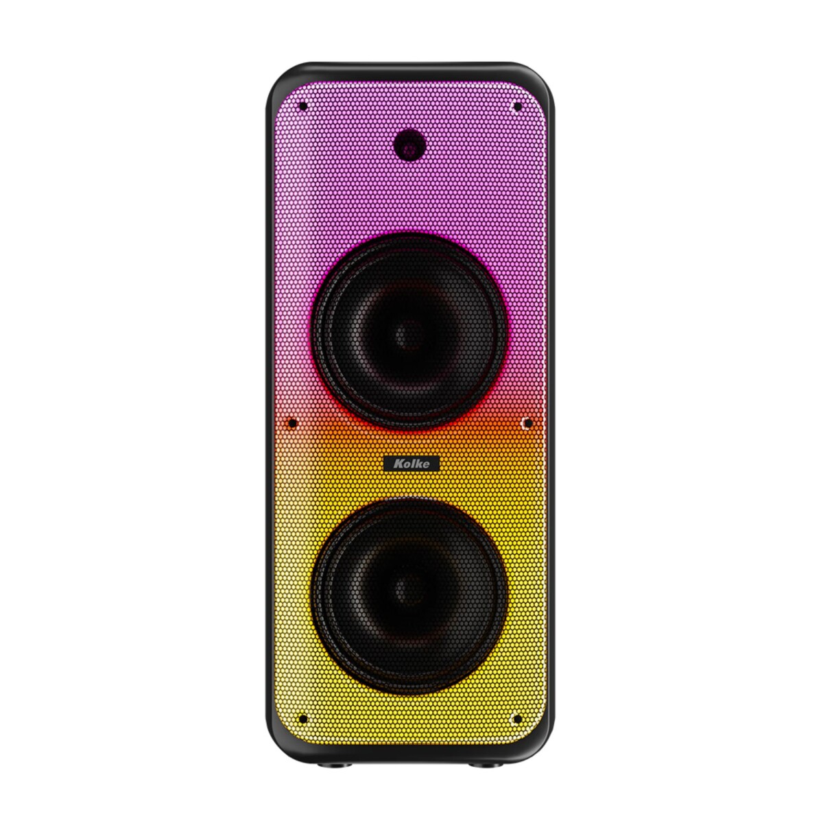 Parlante Kolke Vibes KPB-702 Doble 8" 550W Bluetooth TWS Karaoke RGB 