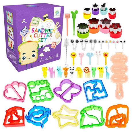 Kit De Accesorios Cortadores De Pan Y Frutas Galletas Coc001004