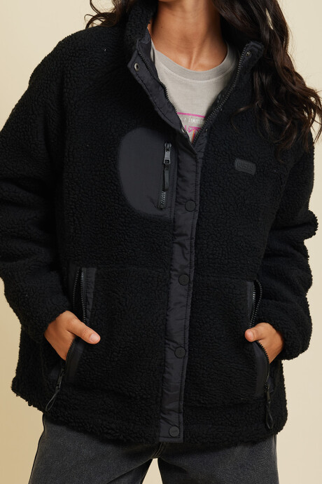 CAMPERA IVAR ( SHERPA ) RUSTY Negro