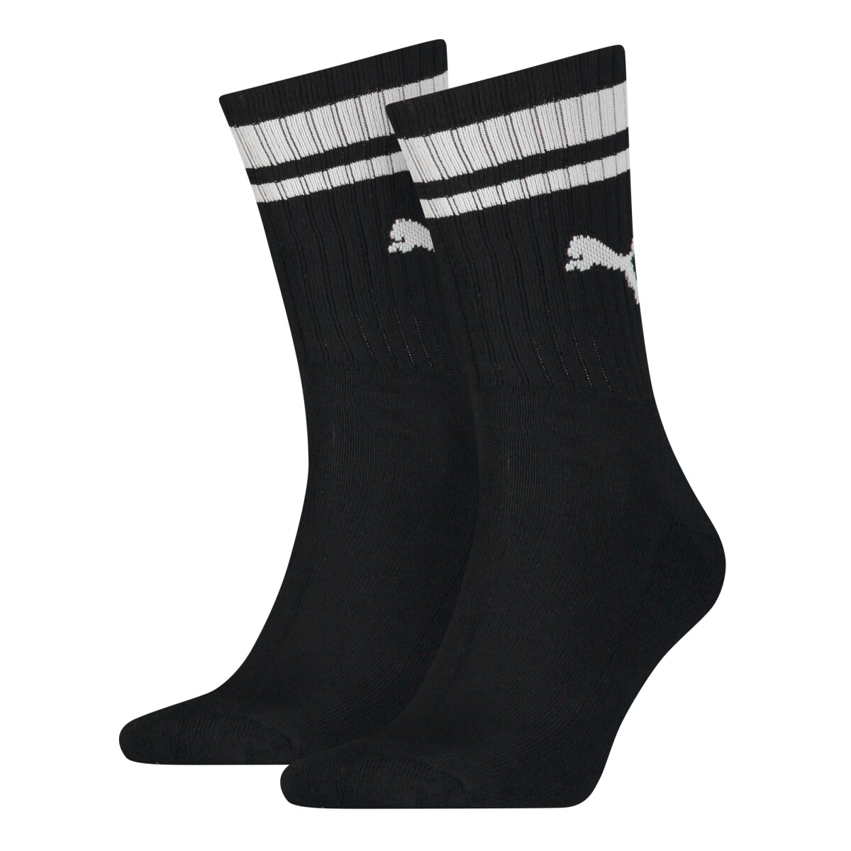Medias Media larga Heritage Stripe Unisex - Negro 