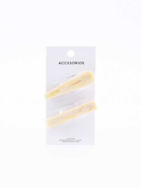 BROCHES SET X 2 CREMA