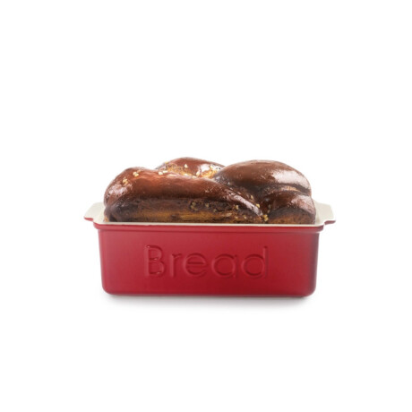 Molde para Pan con Tapa Burdeos Esmaltado 25 cm Ibili Molde para Pan con Tapa Burdeos Esmaltado 25 cm Ibili