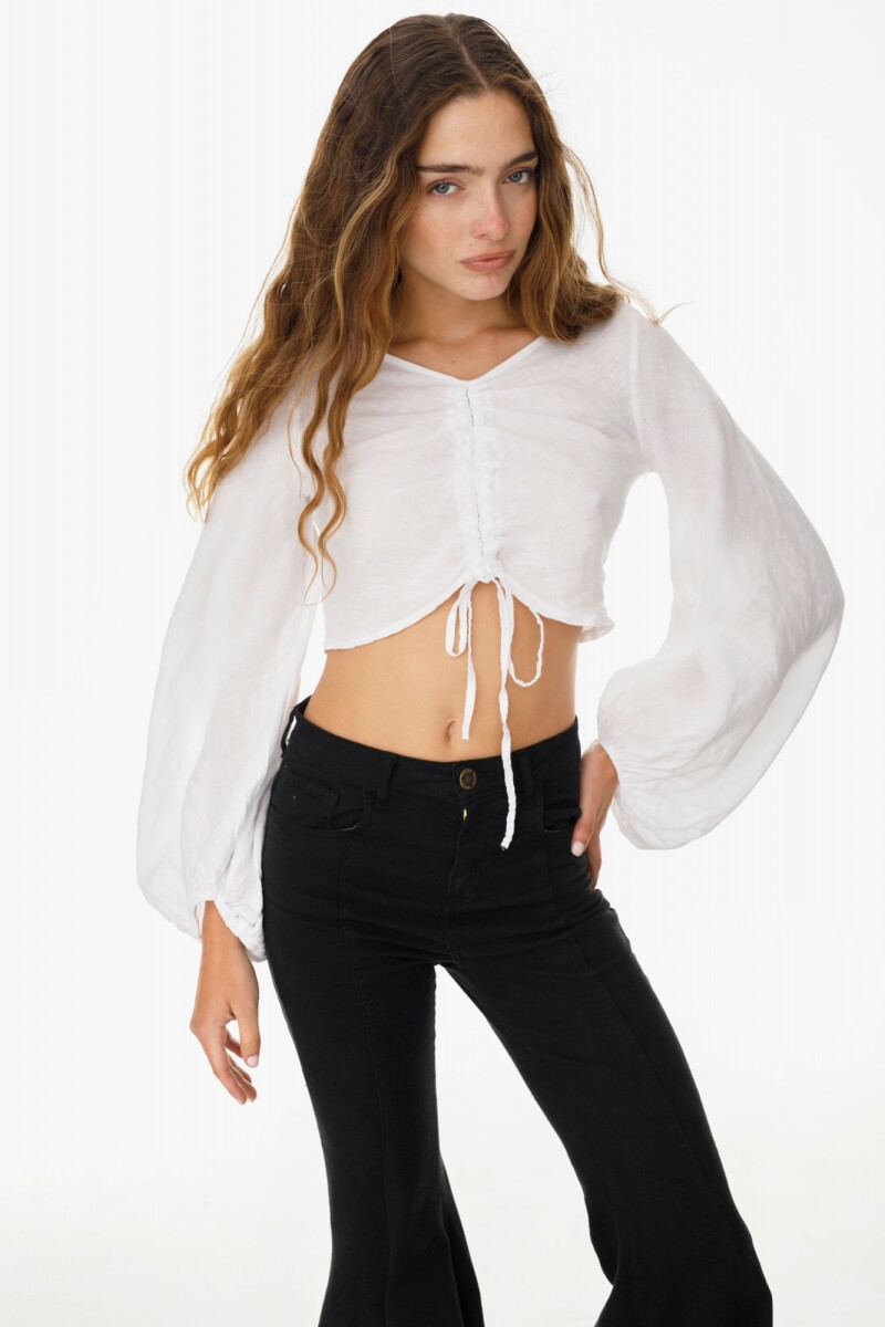 Top New Golondrina Blanco