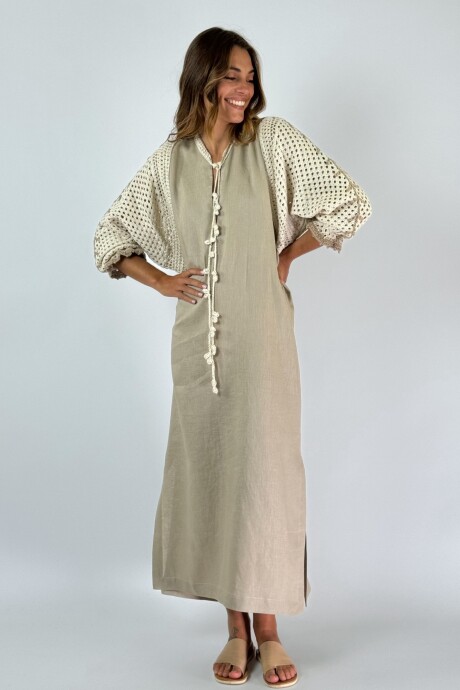 VESTIDO SERENA Beige