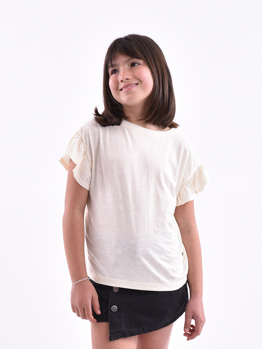 REMERA INÉS KIDS - BLANCO 