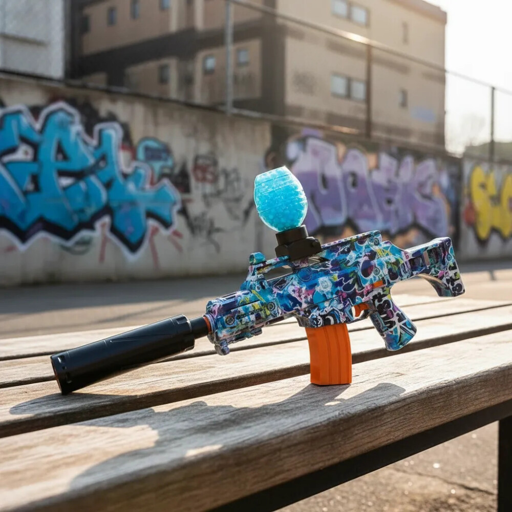 Rifle G36 Lanzador De Orbis Con Luces Led Rifle G36 Lanzador De Orbis Con Luces Led