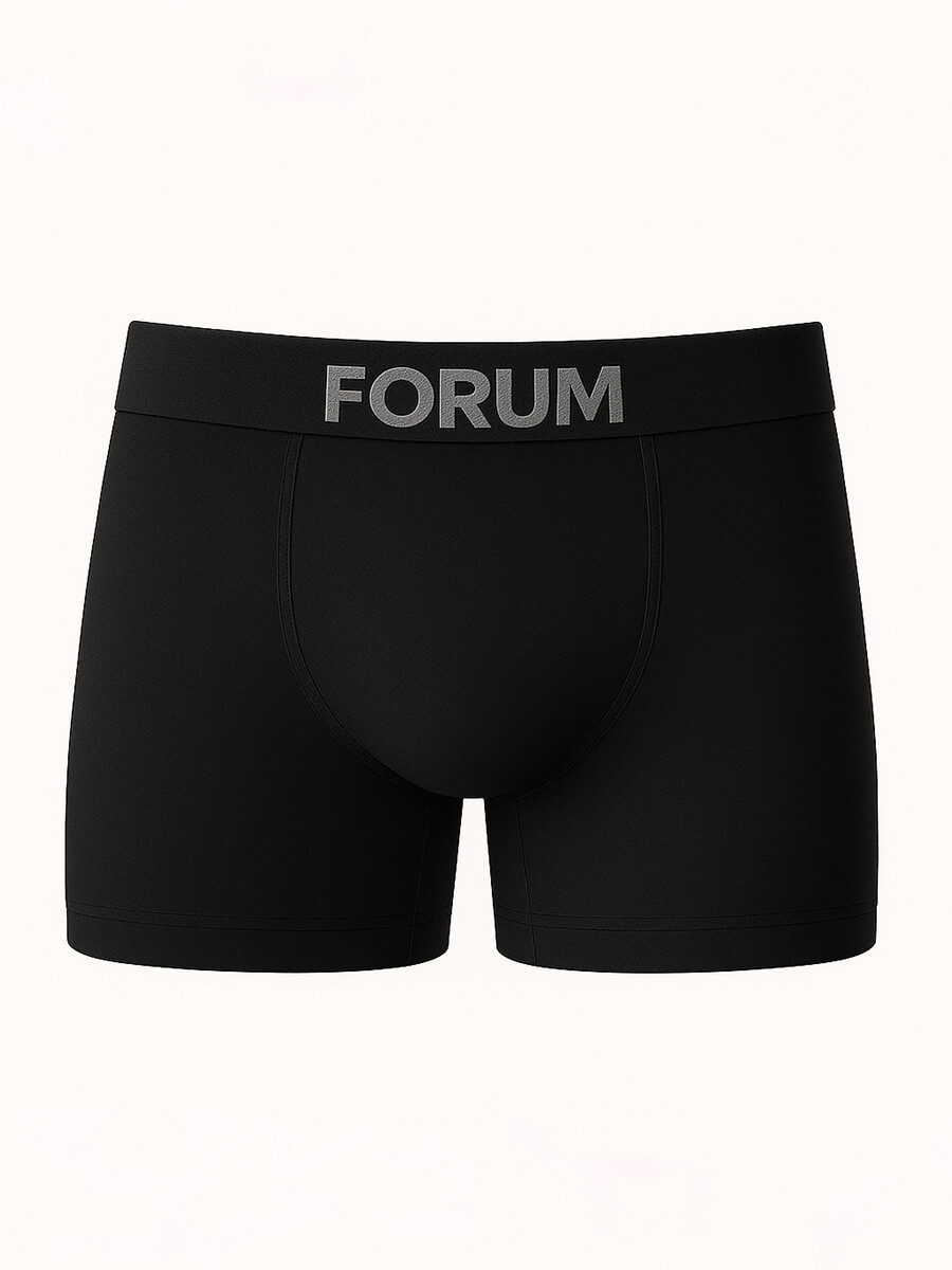 Boxer Microfibra - Negro/Gris Oscuro 