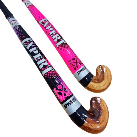 Palo Hockey Expert Platinum Fibra Reforzado 28 A 37.5 Platinum Rosado - Talle 36.5