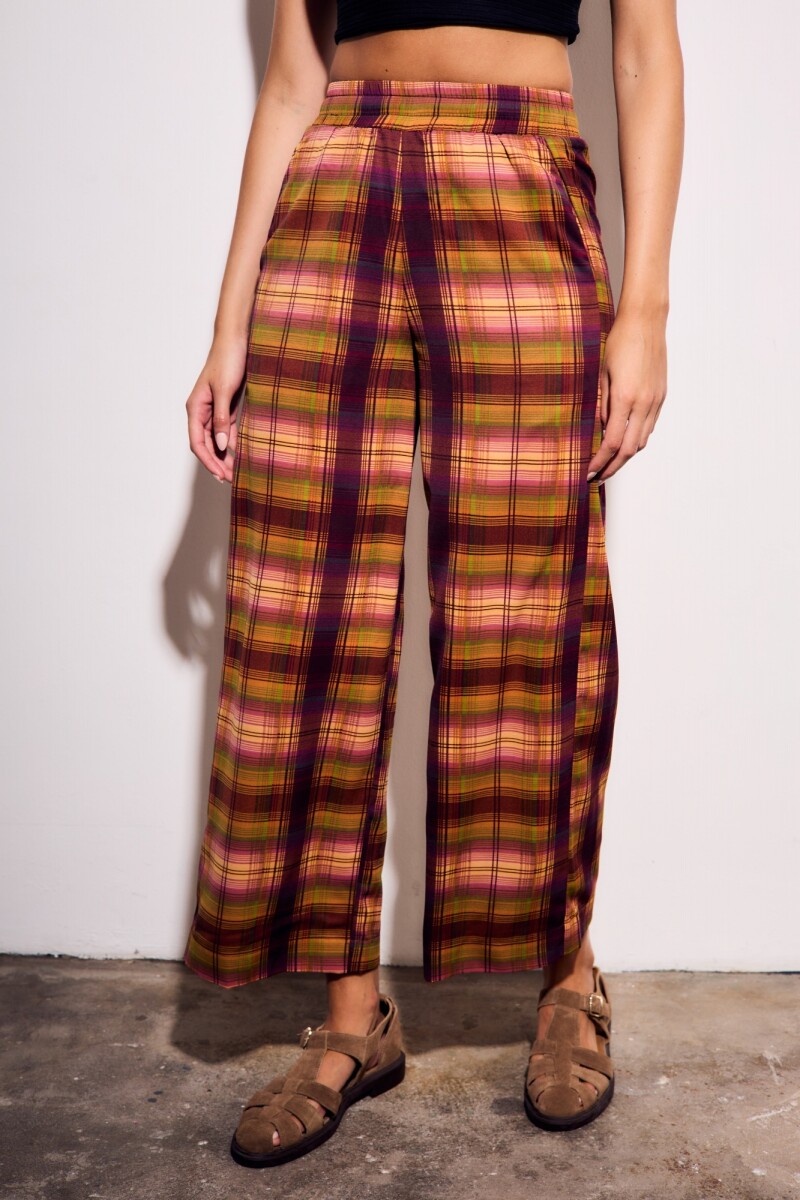 Pantalon Cuadros Multi