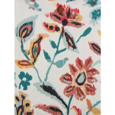 Almohadon Kamille 35X50 Blanco/Petroleo