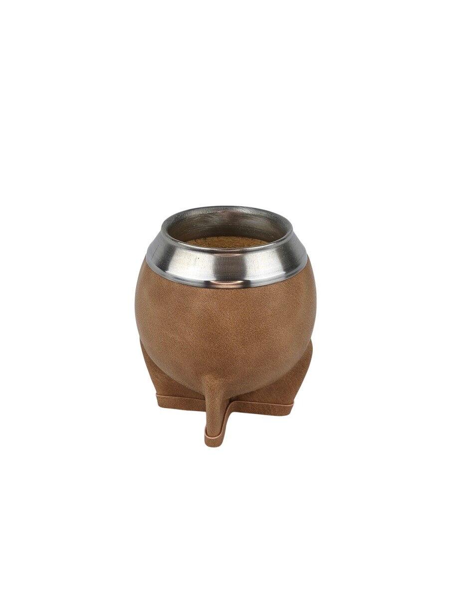 Mate calabaza simil color torpedo - beige 