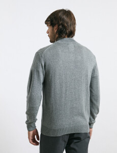 470416 SWEATER HARRY Gris Medio Melange