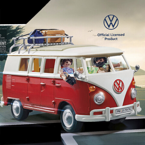 Camioneta Combi Volkswagen Playmobil 74 Piezas con Figuras U