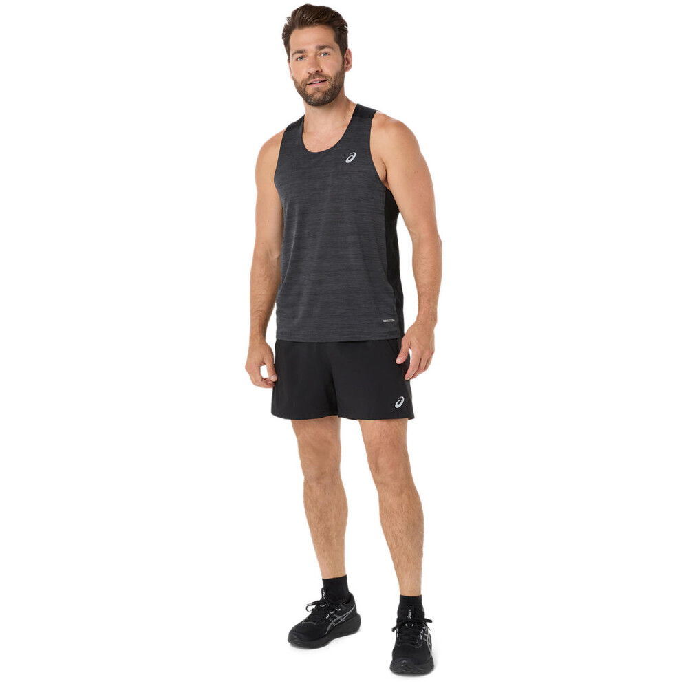 Bividi Running Road Singlet Hombre Performance Black