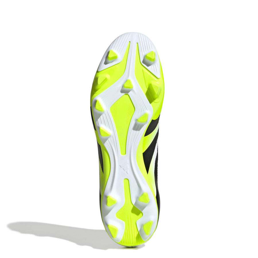 Championes de Fútbol Hombre Adidas Predator Club Sock Blanco - Negro - Amarillo Limón