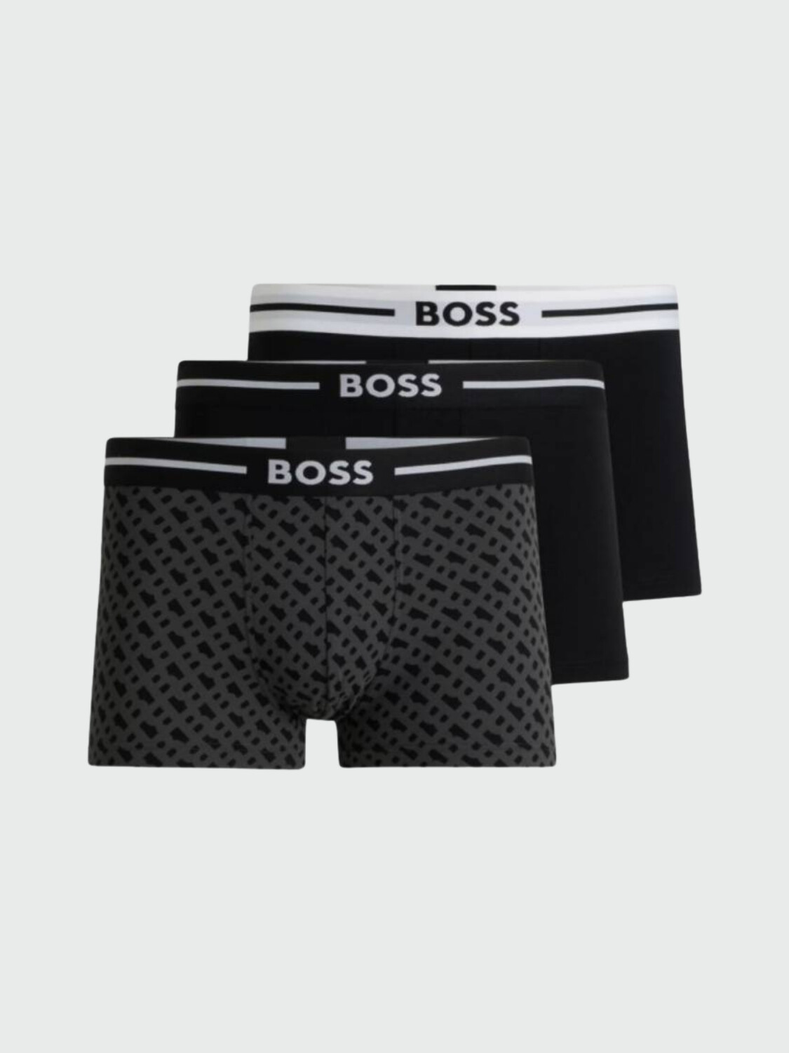 BOSS - Pack Boxers Trunk Gris