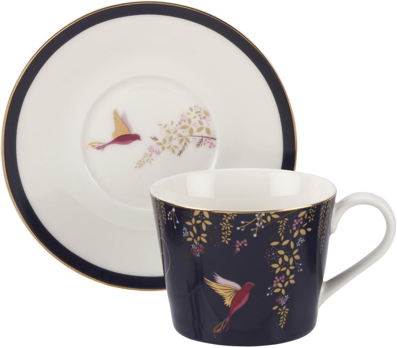 PORTMEIRION S MILLER CHELSEA TAZA DE TE C/ PLATO AZUL 