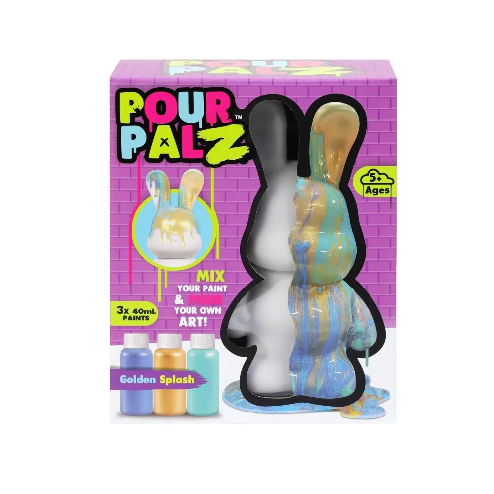 Pour Palz Conejo para Pintar 22 cm Colores Surtidos POUR PALZ CONEJO 22 CM COLORES SURTIDOS