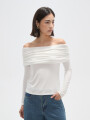 Tops Vorea Marfil / Off White