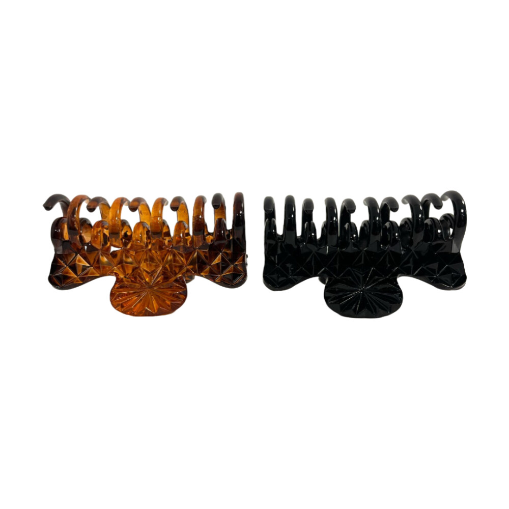 Pinza De Pelo Negra/Carey x2 OW PINZA