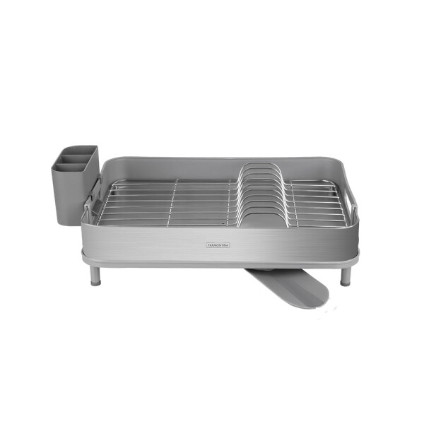 Escurridor de platos c/cubiertero acero inoxidable 61537/100 Escurridor de platos c/cubiertero acero inoxidable 61537/100