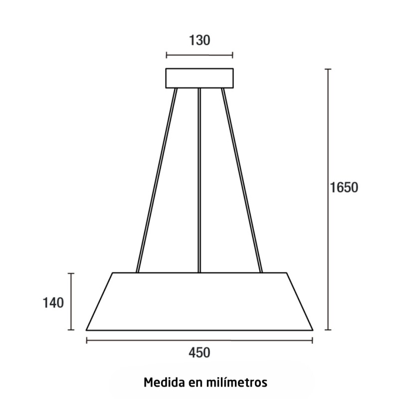 COLGANTE LED ARENA 18W 3000K BLANCO COLGANTE LED ARENA 18W 3000K BLANCO
