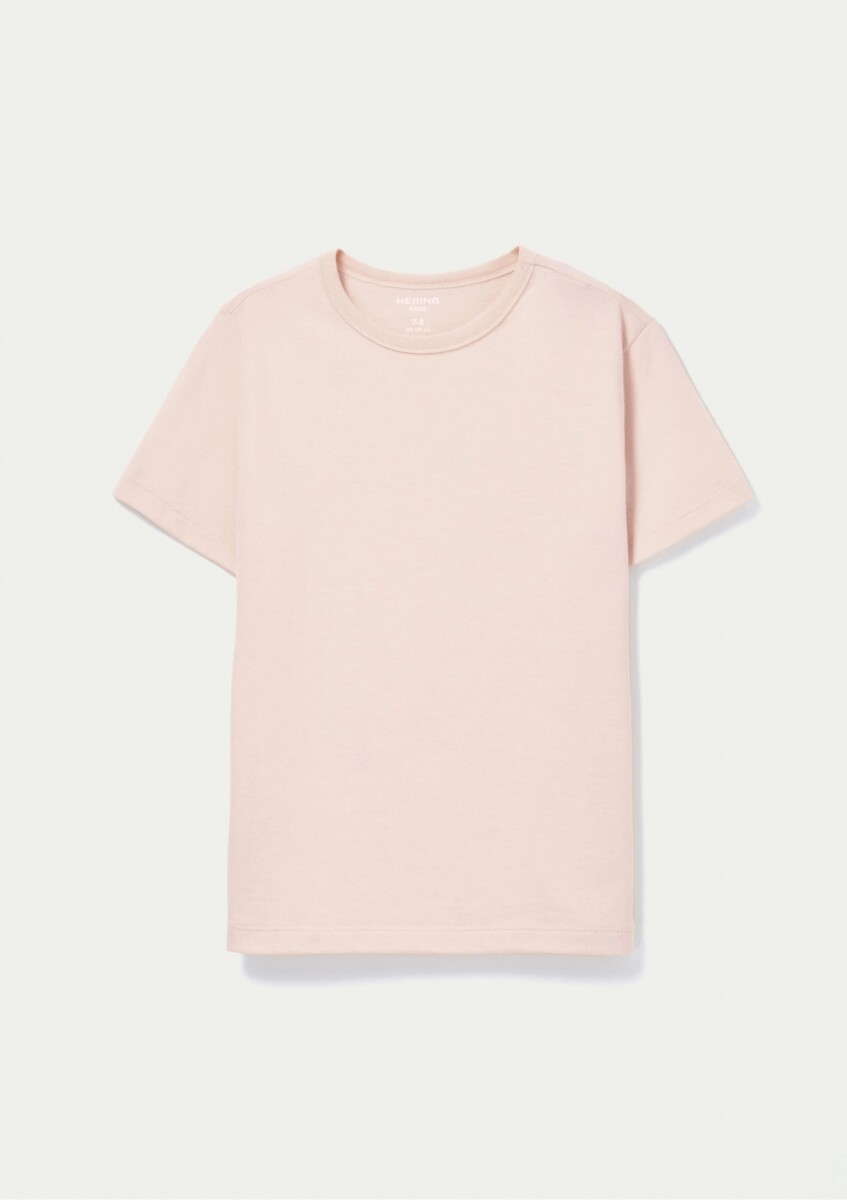 CAMISETA BÁSICA INFANTIL - ROSADO 